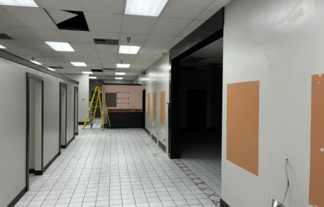 Interior renovation pre-construction project progress