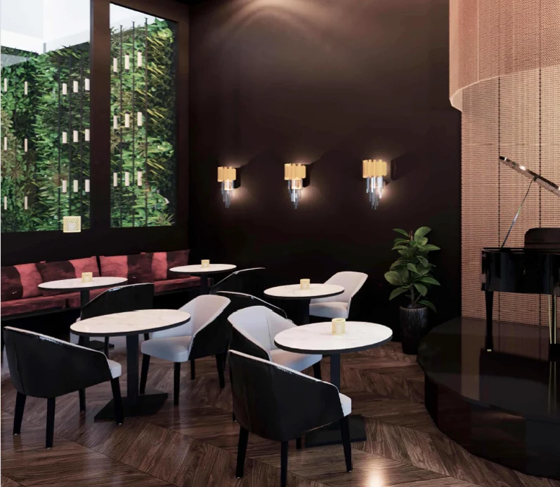 Kindler Hotel restaurant and lounge area renovation