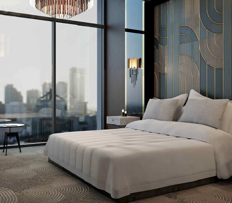 Kindler Hotel interior guest room renovation