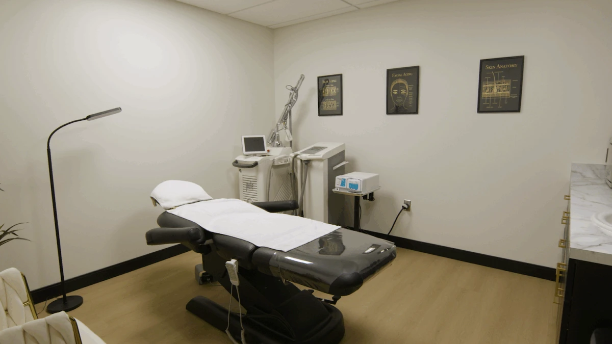 Medical facility building renovation for patient care room