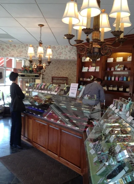 Retail Service Counter of Chocolate, Chocolate, Chocolate