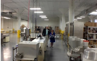 Industrial Building Renovation with new assembly line production area for Chocolate, Chocolate, Chocolate